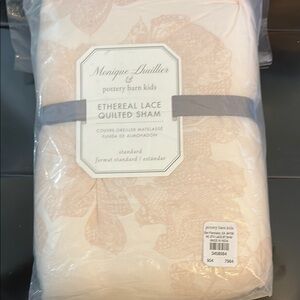 Monique Lhuillier Pottery Barn Kids Lace Quilted Sham